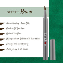 Load image into Gallery viewer, Microblading Eyebrow Pen – Get Set Brow Filler