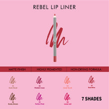 Load image into Gallery viewer, Buy Matte Lip Liner Pencil – Rebel - Lenphor