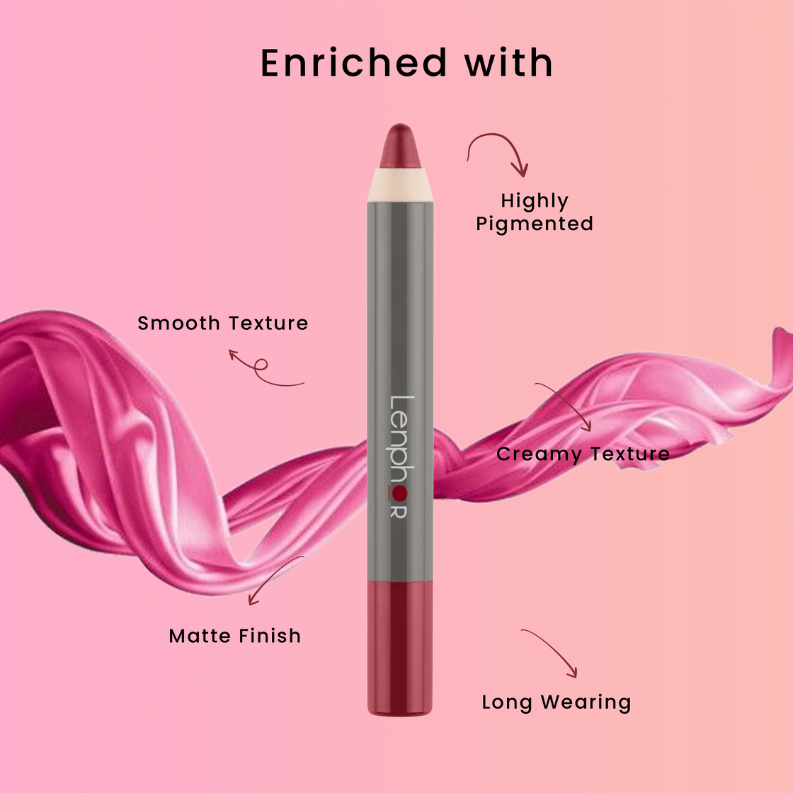 Matte Crayon Lipstick Cruelty Free