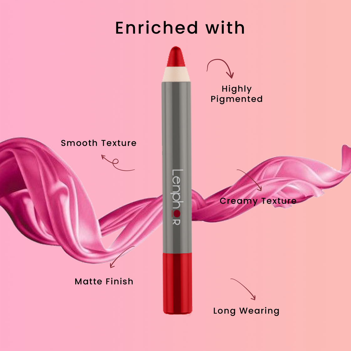 Matte Crayon Lipstick Cruelty Free