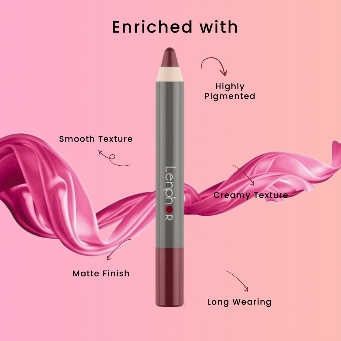 Matte Crayon Lipstick Cruelty Free