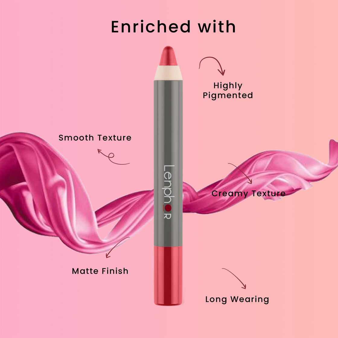Matte Crayon Lipstick Cruelty Free