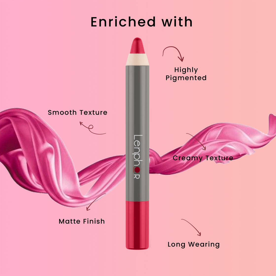 Matte Crayon Lipstick Cruelty Free