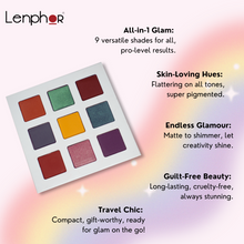 Load image into Gallery viewer, 9 in1 Eye Shadow Palette

