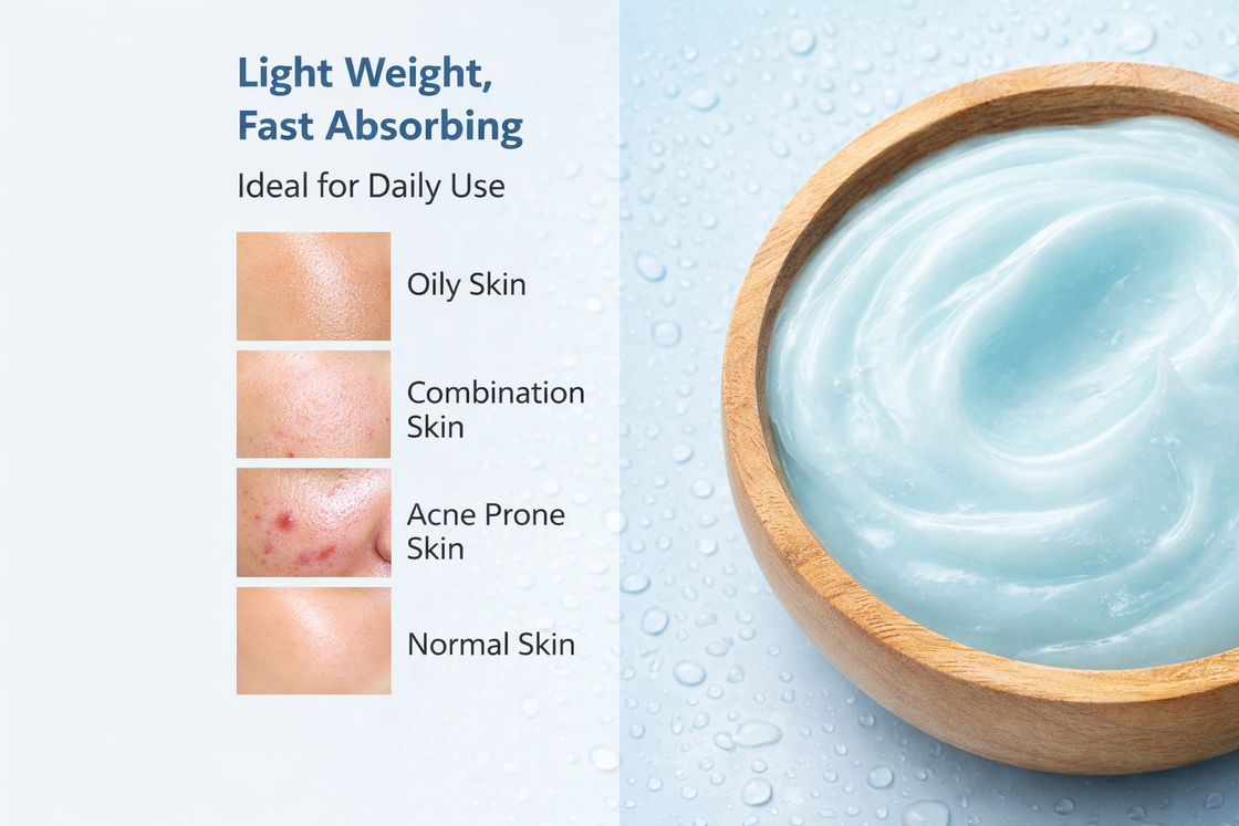 Hydra Boost Moisturizer Gel With Hyaluronic Acid, Aquaporin, & Pentavitin