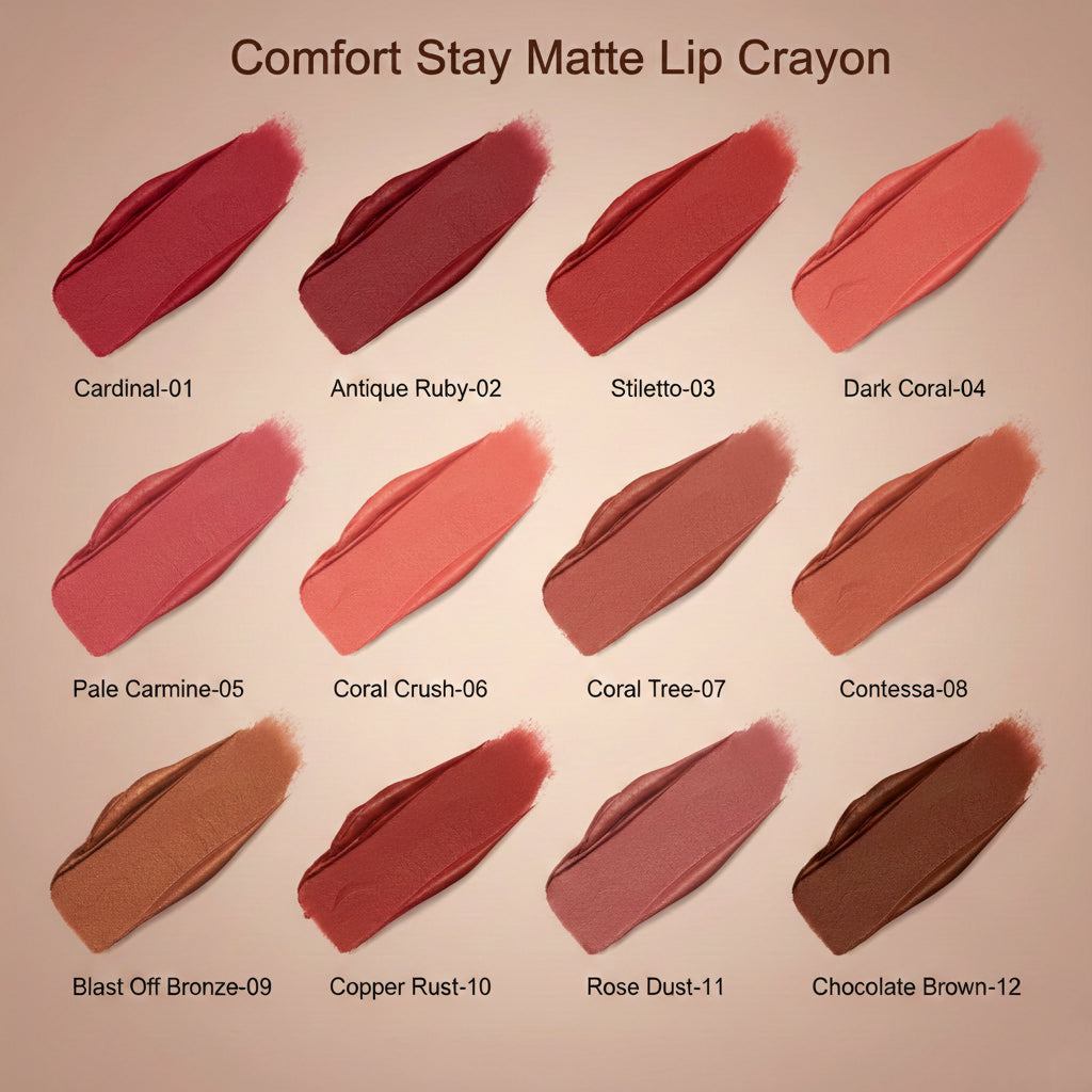 Comfort Stay Matte Lip Crayon