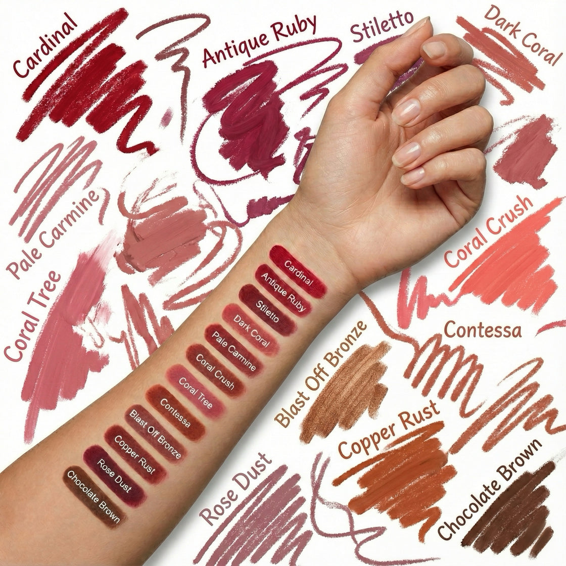 Comfort Stay Matte Lip Crayon -Antique Ruby