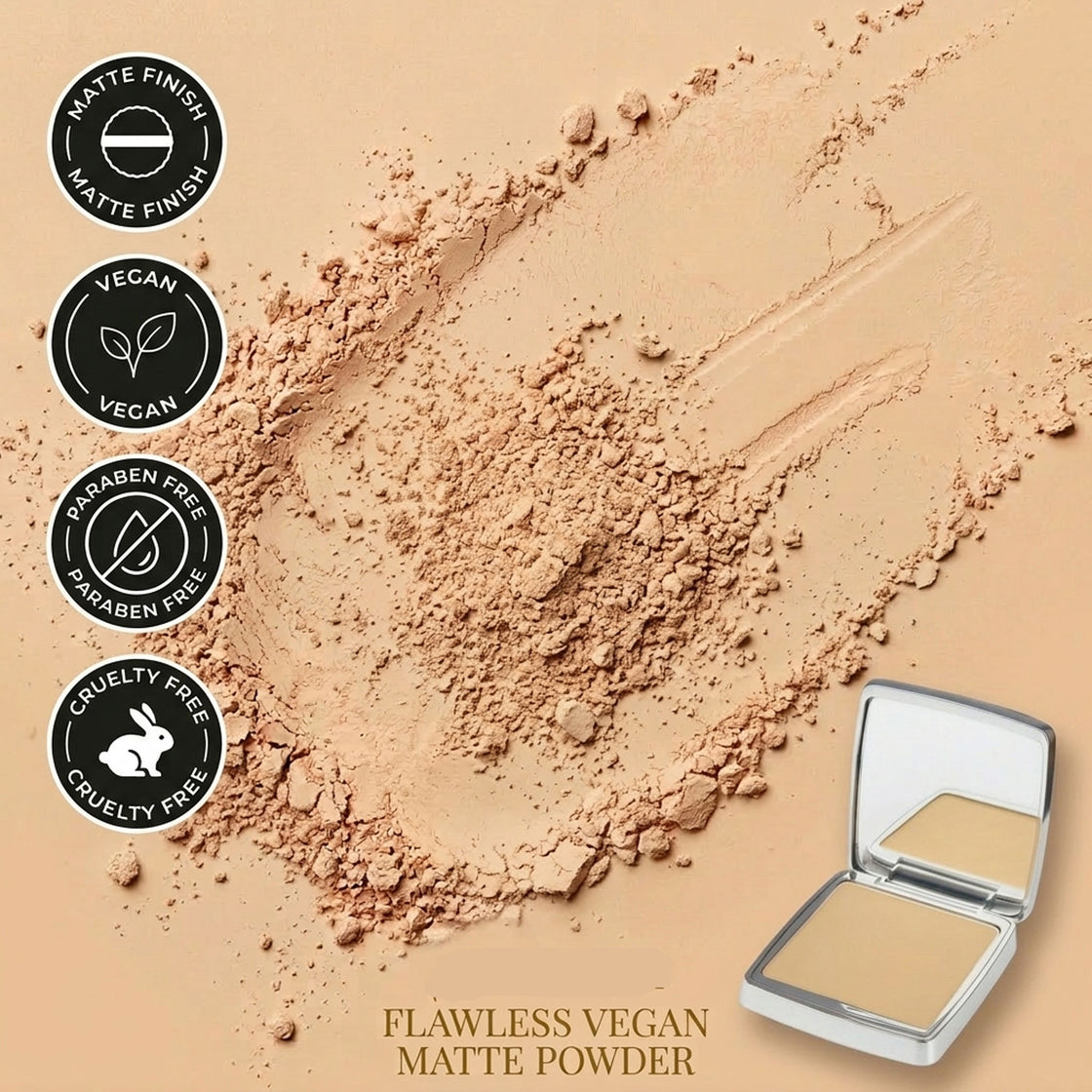Flawless Matte Compact Powder With Spf 25