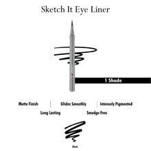 Load image into Gallery viewer, Shop Black Sketch Pen Eyeliner – Sketch It - Lenphor
