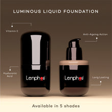 Load image into Gallery viewer, luminous liquid foundation available in 5 shades
