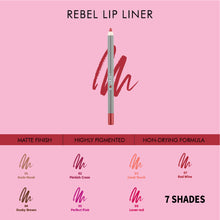Load image into Gallery viewer, Buy Matte Lip Liner Pencil – Rebel - Lenphor
